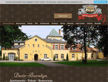 Tablet Screenshot of dworboratyn.pl